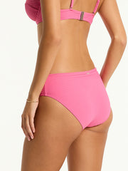 Sea Level Spinnaker Mid Bikini Bottoms in Candy, view 2, click to see full size