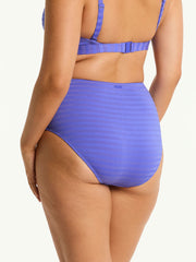 Capri High Waist Bottom In Iris, view 2, click to see full size