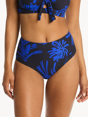 Blue Bikini Bottom - V-Cut Swim Bottom - Cheeky Swim Bottoms - Lulus