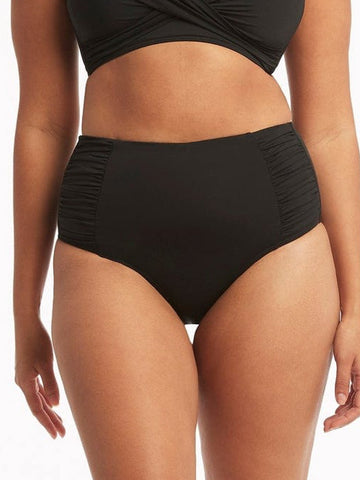 Essentials High Waist Bottoms in Black