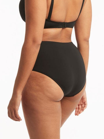 Essentials High Waist Bottoms in Black