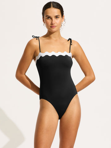 Gia Ric Rac One Piece in Black