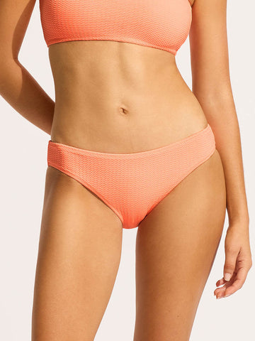 Seafolly Sea Dive Hipster in Peach Pink