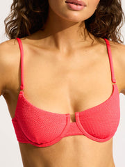 Sea Dive Underwire Bra in Snapdragon, view 3, click to see full size