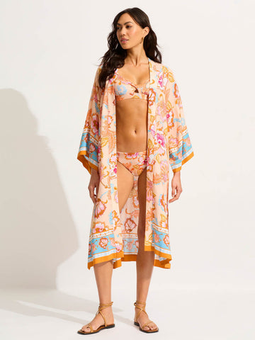 Seafolly Spring Festival Kimono in Nectar