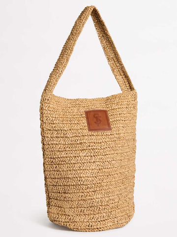 Seafolly Spring Festival Tube Tote Bag in Natural