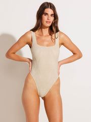 Vitamin A Mika One Piece in Calico Crochet, view 4, click to see full size