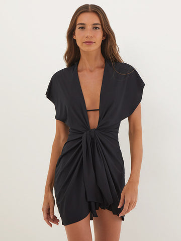 ViX Sasha Short Cover Up in Black