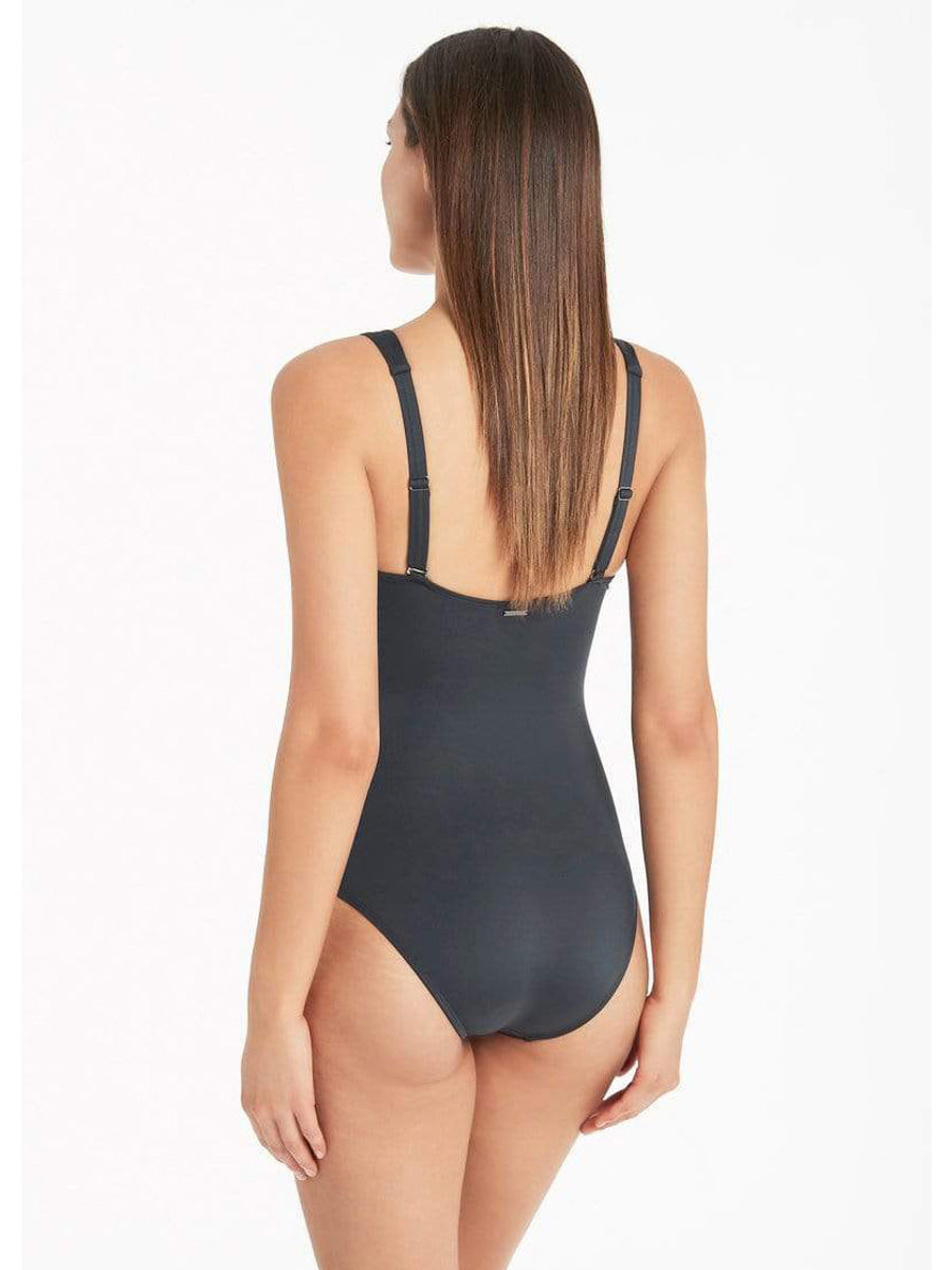 Sea Level Lola Shimmer Tank Style D-DD Cup One Piece Swimsuit